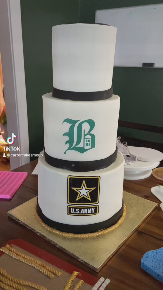 Three - Tier Custom Cake