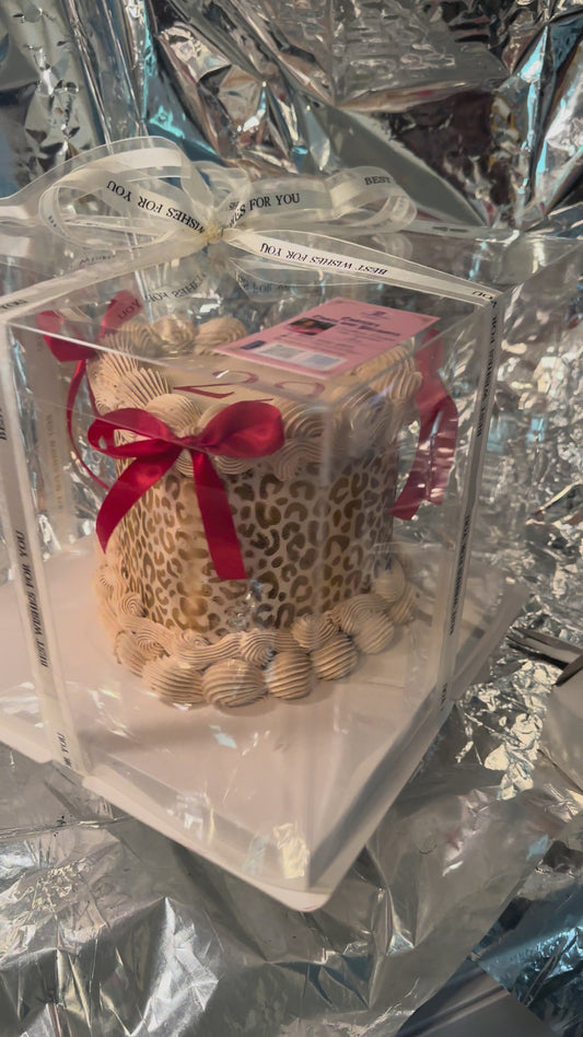 6in Custom Heart Cake