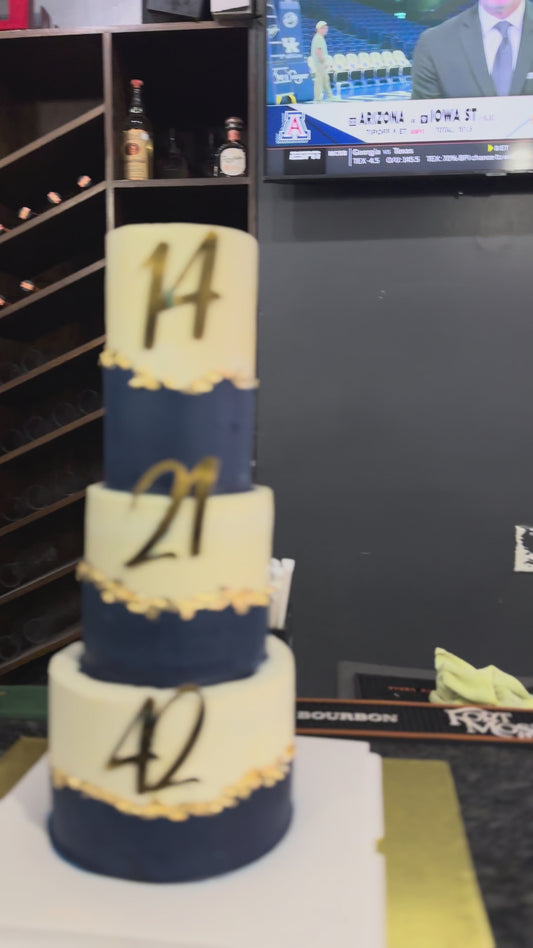 Three - Tier Custom Cake